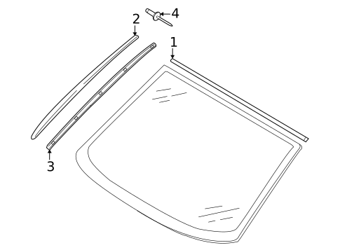 Reveal Moldings for 2008 Audi Q7 #0