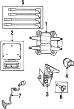 M05235377 - : Crankshaft Sensor for Mitsubishi Image