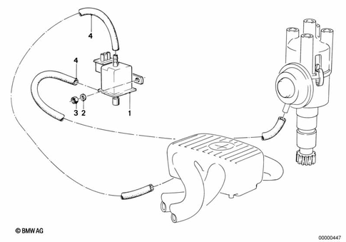 Vacuum Control for 1985 BMW 318i #0