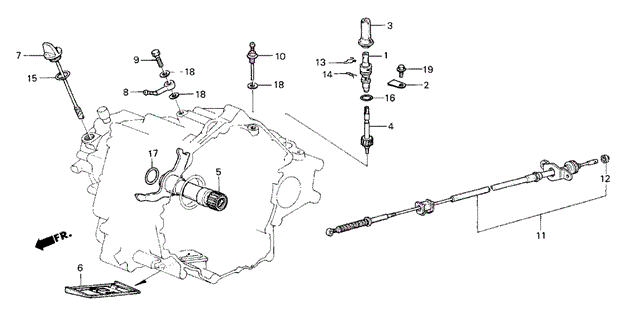 3AT Stator Shaft for 1985 Honda Civic #0