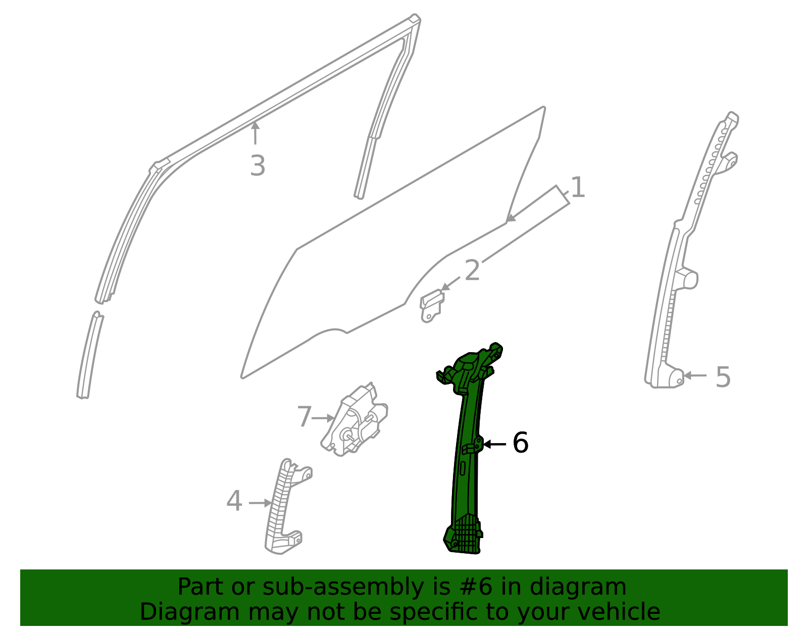 88345 R0000 83403-R0000 - Window Regulator 2022-2026 Kia Carnival | Kia.Parts Store