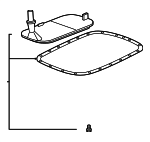 24101423380 - Maintenance &amp; Lubrication: Trans Pan Gasket for BMW: 325Ci, 325i, 325xi, 330Ci, 330i, 330xi, 525i, 528i, 530i, M3, Z4 Image