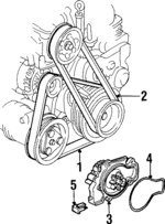 5862023770 - : Water Pump Assembly Seal for Isuzu Image