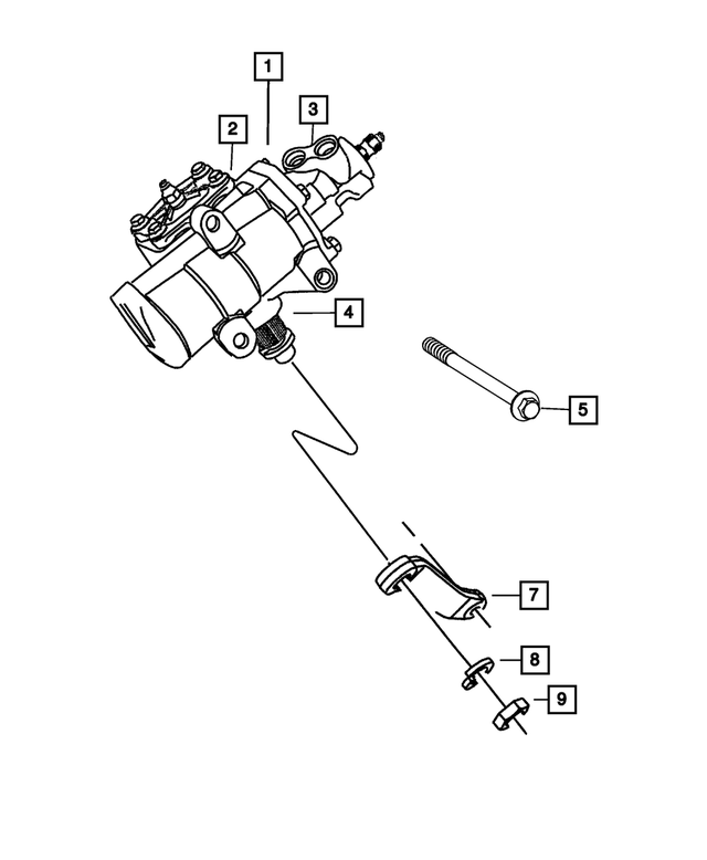 52121986AG - Steering: Power Steering Gear for Mopar Image