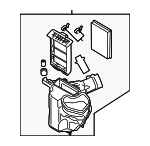165001CA0A - : Air Cleaner Assembly for Infiniti Image