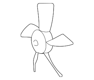 1636128081 - Belts &amp; Cooling: Fan Blade for Scion: tC Image