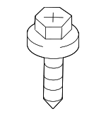 9356755020 - Body: Mount Bracket Screw for Toyota Image