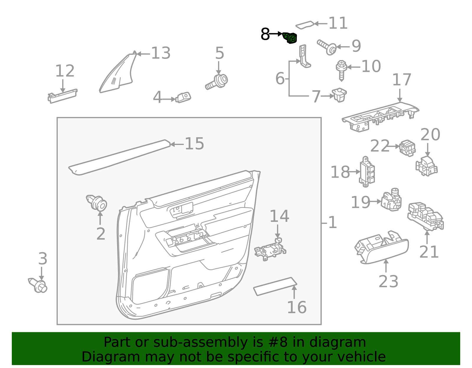 90189-06227 - Mount Bracket Retainer Nut 2002-2026 Toyota | Longo