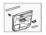 676100C600A1 - Body: Door Trim Panel for Toyota: Tundra Image