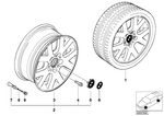 36111096552 - : Wheel, Alloy for BMW Image
