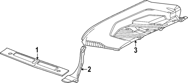86793594 - : Part# 86793594 F Shield for GMC: Hummer EV Pickup, Hummer EV SUV Image