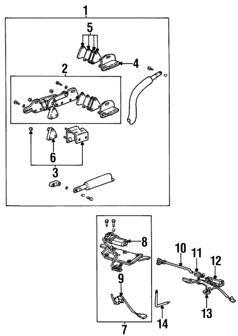 Frame & Components for 1995 Mitsubishi 3000GT #1