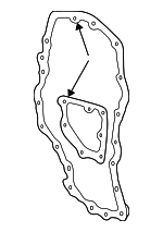 24574584 - Engine: Timing Cover Gasket for GM Image
