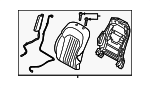 88400D2103NNI - : Seat Back Assembly for Genesis: G90 Image