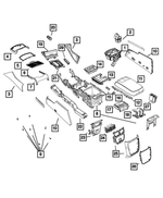 6MK57DX9AA - : Cup Holder Cover for Mopar Image