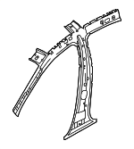 71401L2500 - Body: Inner Center Pillar for Kia Image