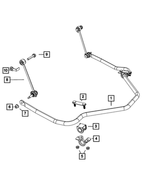 52014038AA - Rear Suspension: Rear Suspension Stabilizer Bar for Mopar Image