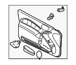 22666481 - Body: Door Trim Panel for Pontiac: Grand Am Image