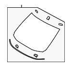 G27001JA0A - : Windshield for Nissan: Quest Image