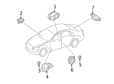 Sound System for 2007 Mercedes-Benz S600 #0