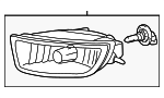 8121008010 - : Fog Lamp Assembly for Toyota: Sienna Image