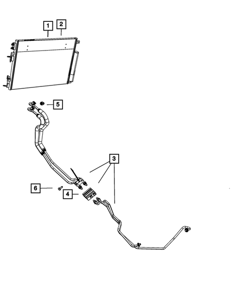 Transmission Oil Cooler, and Lines for 2015 Dodge Charger #0