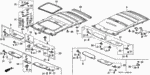 83248SG0003 - Interior/Bumper: SPACER, GRAB RAIL for Honda Image