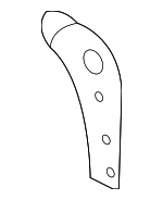 BHR780230 - Body: Stay Bracket Plate for Land Rover: LR3, LR4 Image