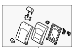89300G7201SHU - : Seat Back Assembly for Hyundai Image