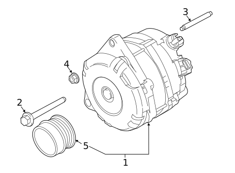 Alternator/Generator & Related Components for 2017 Ford Edge #0