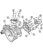5080944AA - NVG Manual Transaxle 5 Speed: Shift Housing for Mopar Image