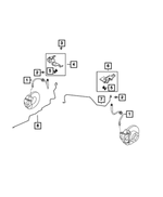 68606924AA - Brakes: Brake Hose for Mopar Image