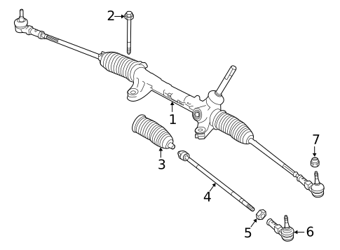 Steering Gear & Linkage for 2019 Smart EQ fortwo #0
