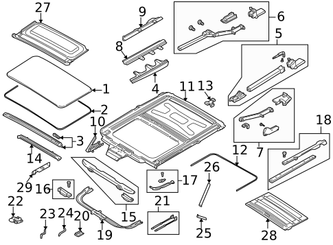 Sunroof for 1995 BMW 750iL #0