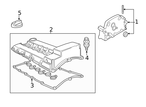 Valve & Timing Covers for 2012 Porsche Cayenne #0