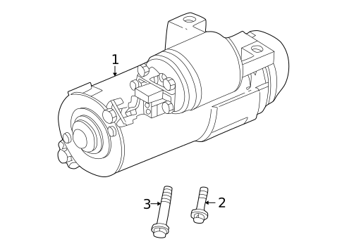 Starter for 2008 Buick LaCrosse #0