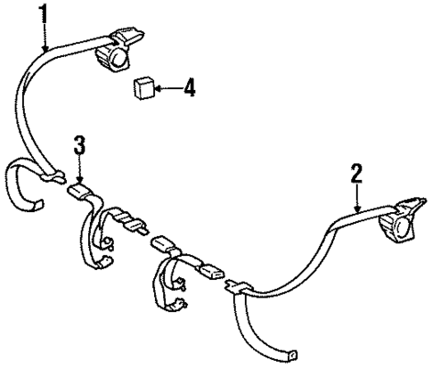 Seat Belt for 1996 Toyota Paseo #1