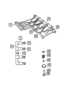 6509208AA - Engine 5.7L Eight Cylinder: Hex Flange Head Screw, Mounting for Mopar Image