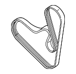 38903137G - Cooling System: Serpentine Belt for Volkswagen Image