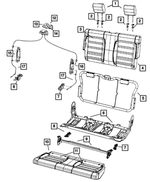 Rear Seat Cushion Cover