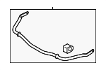 AR3Z5482A - Suspension: Stabilizer Bar for Ford: Mustang Image
