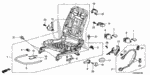 81675TA0A01 - Interior/Bumper: HOLDER, SPRING for Honda Image