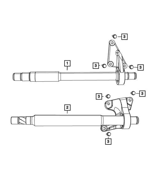 Front Axle Drive Shafts for 2014 Chrysler 200 #1