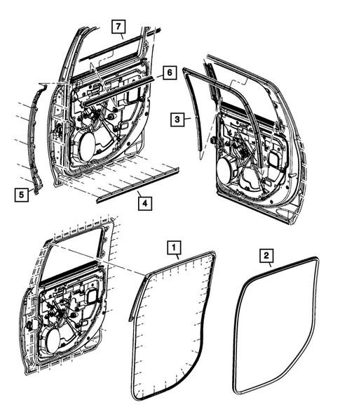 Weatherstrips and Seals for 2026 Ram 3500 #3