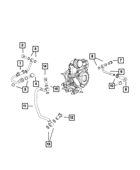 Turbo Charger Cooling System for 2019 Ram 1500 Classic #0