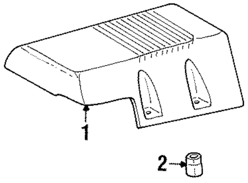 Engine Appearance Cover for 1994 Chevrolet K1500 Pickup #0