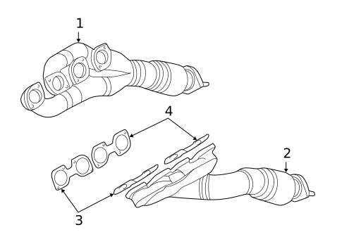 Exhaust Manifold for 2003 BMW 745i #0