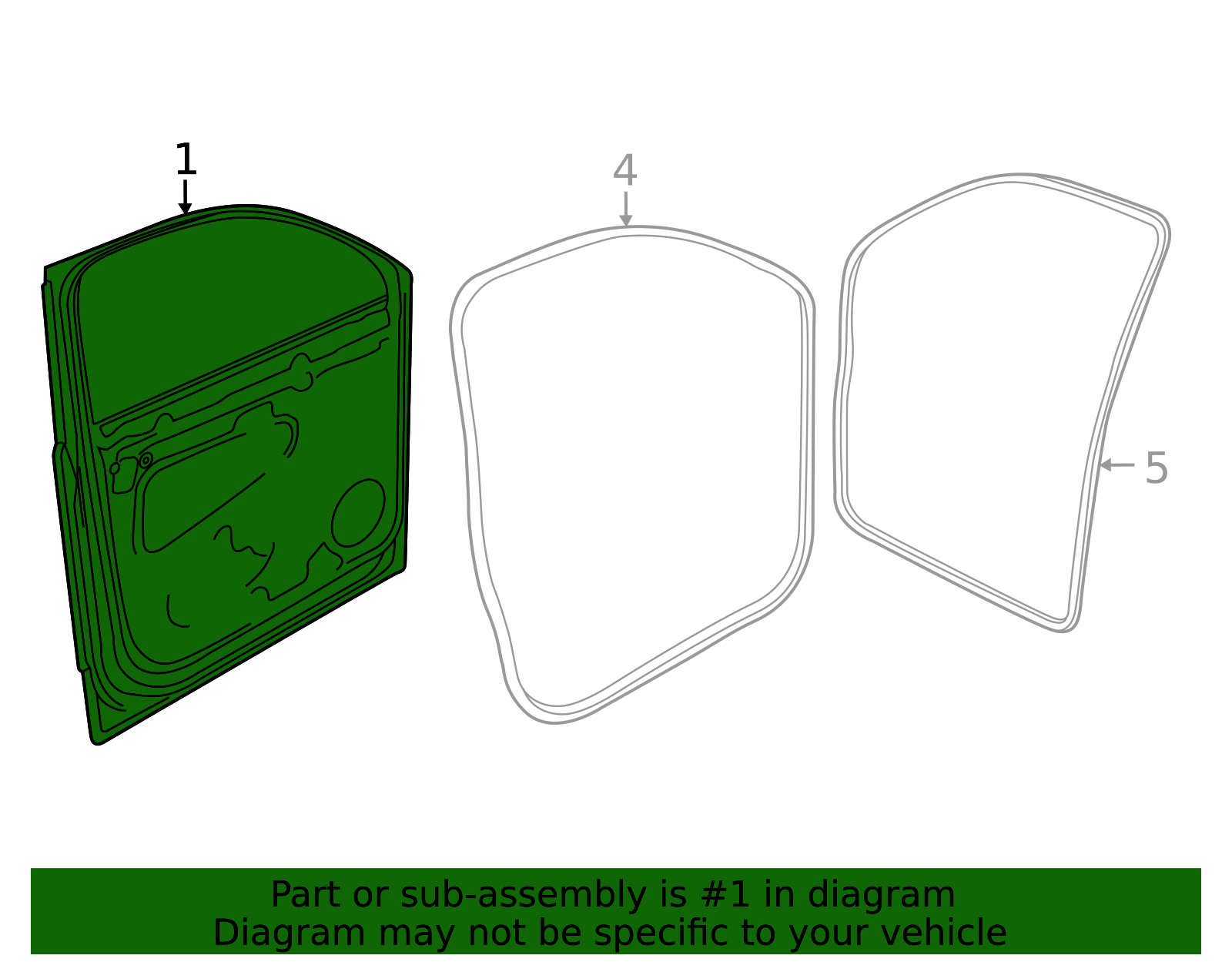 2025 Volkswagen Tiguan Door Shell 57N-831-056 | VW Direct Auto Parts