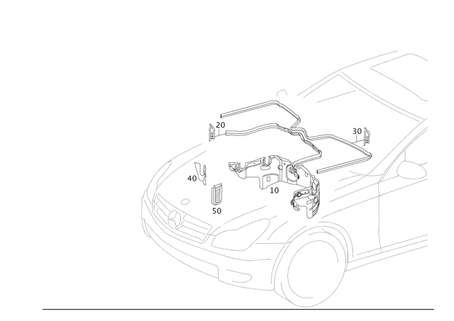2116261030 - Cowl, Front Panel: Cover for Mercedes-Benz Image image