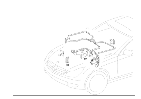 Engine Compartment Partition Panel, Wheelhouse Attachment Parts for 2011 Mercedes-Benz CLS550 #0